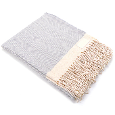 Плед акриловый WINTER, серый