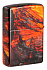 Зажигалка ZIPPO Lava Flow с покрытием 540 Tumbled Brass, латунь/сталь, оранжевая, 38x13x57 мм - Фото 7