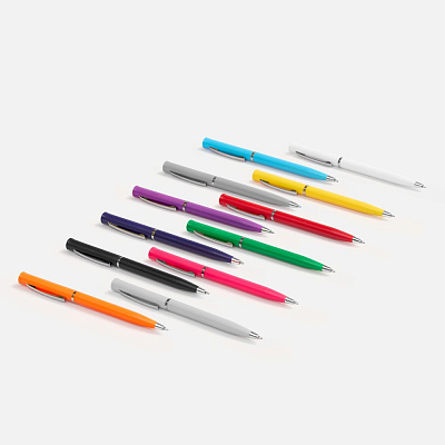 Ручка шариковая Euro Chrome, зеленая