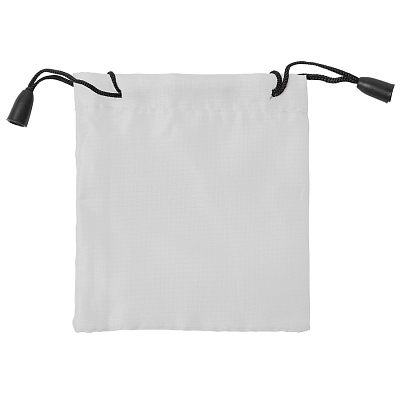 Мешочек подарочный, белый, 9,5 х 10см, полиэстер