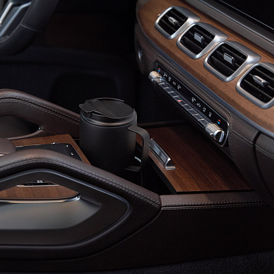 Термокружка вакуумная Aventura, черная