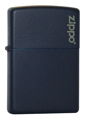 Зажигалка ZIPPO Classic с покрытием Navy Matte, латунь/сталь, синяя, матовая, 38x13x57 мм