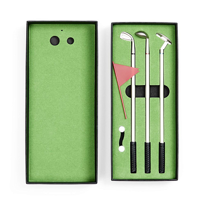 Настольный мини-гольф Golfink, черный с зеленым яблоком