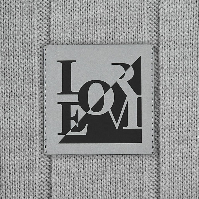 Лейбл светоотражающий Tao, L  (Серый)