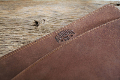 Папка для документов KLONDIKE «Bruce», натуральная кожа в светло-коричневом цвете,33 х 22,5 х 2,5 см