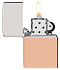 Зажигалка ZIPPO Bimetal с двойным металлическим покрытием, медь/латунь/сталь, медная, 38x13x57 мм - Фото 3