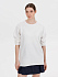 Лонгслив унисекс Siluetti Fuori, молочно-белый - Фото 4