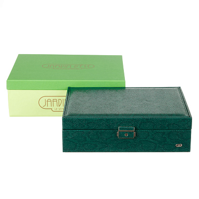 Шкатулка для украшений Jardin D'Ete, цвет зеленый, "змея", 30 х 21,5 х 8,8 см