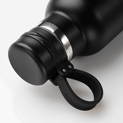 Термобутылка вакуумная герметичная Модена (Modena), черная