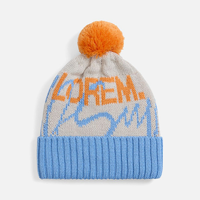 Шапка Joyful на заказ, полушерсть