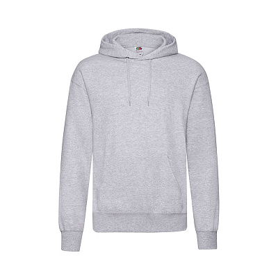 Толстовка "Classic Hooded Sweat" _3XL, 80% х/б, 20% п/э, 280 г/м2 (Серый меланж)