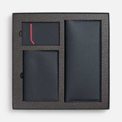 Набор Multimo Simple, черный с красным