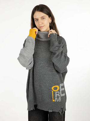 Свитер оверсайз Tricksy Net Grunge на заказ акрил