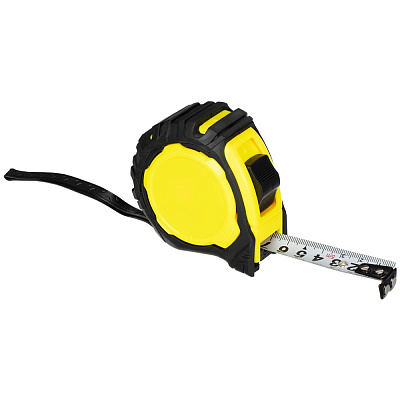 Рулетка Mittari с магнитным наконечником, 5 м, желтая (Желтый)