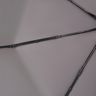 Зонт складной Passat, серый