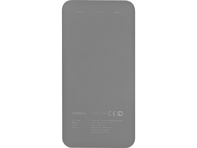 Внешний аккумулятор NEO PB100, soft touch, 10000 mAh