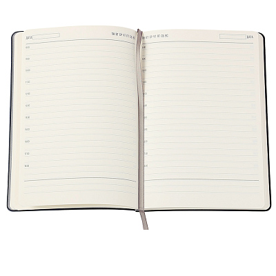 Ежедневник A5 недатированный Stefano в мягком переплёте, светло-серый