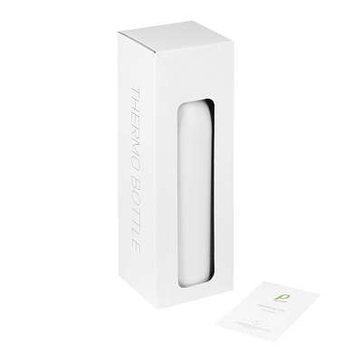 Термобутылка вакуумная герметичная Соренто (Sorento), белая, зернистое покрытие