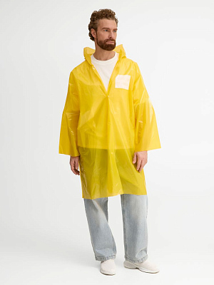 Дождевик-плащ CloudTime с печатью в один цвет на заказ