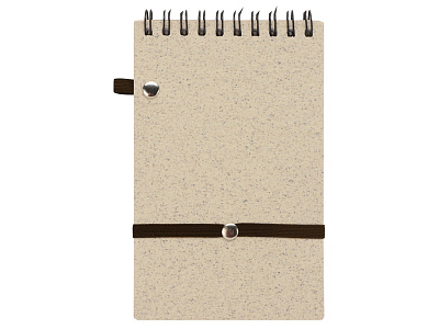 Блокнот Toledo S с обложкой из пшеницы и пластика