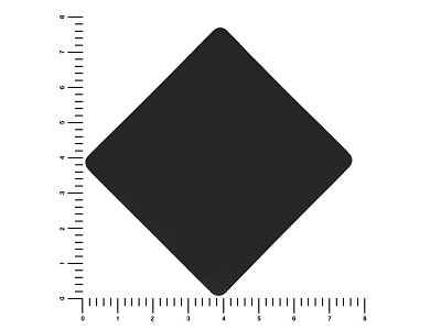 Патч Ромб, soft-touch