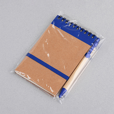 Блокнот с ручкой "Papyrus", синий