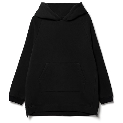 Худи унисекс оверсайз Easy Street, молочно-белое (Чёрный)