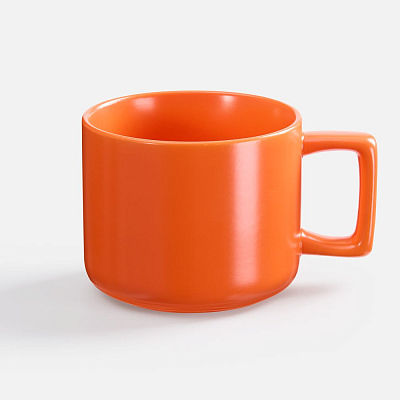 Чашка Jumbo в коробке матовая, оранжевая
