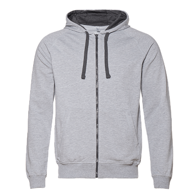 Толстовка мужская STAN с капюшоном на молнии футер без начёса 260, 61