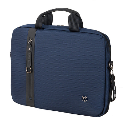Сумка для ноутбука TORBER VECTOR 15.6'', синий, нейлон/полиэстер,  40 x 5 x 30 см, 5л