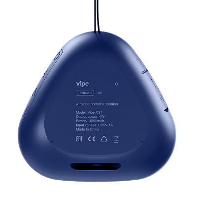 Портативная колонка Vipe XS1, синий
