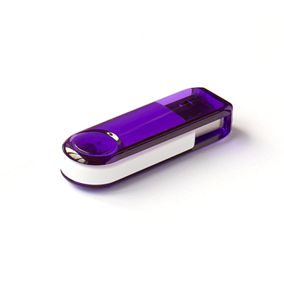 Пластик 01 Твист пластиковый, синий, 4Гб