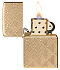 Зажигалка ZIPPO Armor® с покрытием High Polish Brass, латунь/сталь, золотистая, 38x13x57 мм - Фото 3