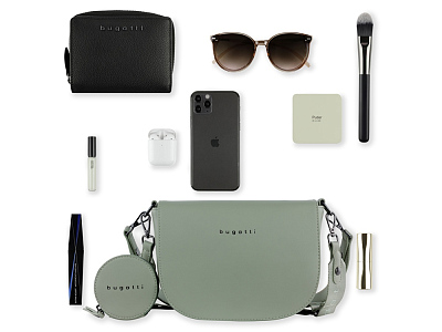 Сумка наплечная женская Almata с кошельком