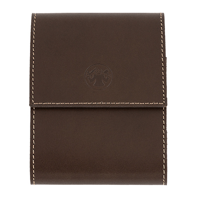 Набор бритвеный Dovo, 4 пр. Футляр: натур.кожа (вол), цвет коричневый