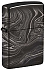 Зажигалка ZIPPO Marble Pattern с покрытием High Polish Black, латунь/сталь, чёрная, 38x13x57 мм - Фото 1