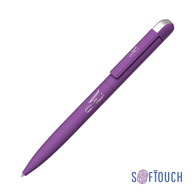 Ручка шариковая "Jupiter", покрытие soft touch  (Фиолетовый)