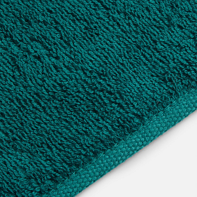 Полотенце махровое Hoya, среднее, темно-бирюзовое