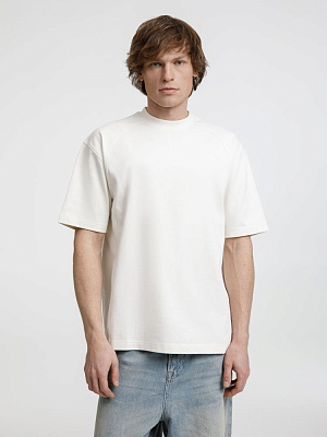 Футболка оверсайз унисекс Sideline, молочно-белая (Белый)