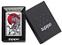 Зажигалка ZIPPO Asian Tiger с покрытием Brushed Chrome, латунь/сталь, серебристая, 38x13x57 мм - Фото 6