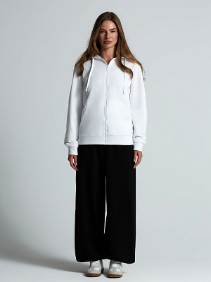 Толстовка на молнии с капюшоном Siverga 2.0, белая