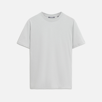 Футболка унисекс KRIS, 100% хлопок, 150 гр., светло-серая, размер XXL