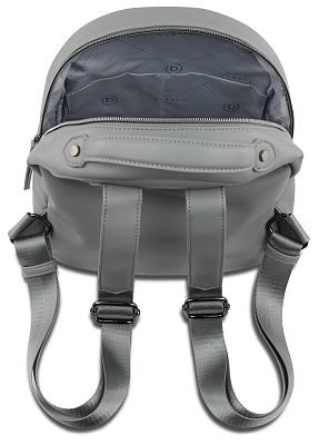 Рюкзак женский BUGATTI Cara, серый, полиуретан, 25,5х11х27,5 см, 7 л