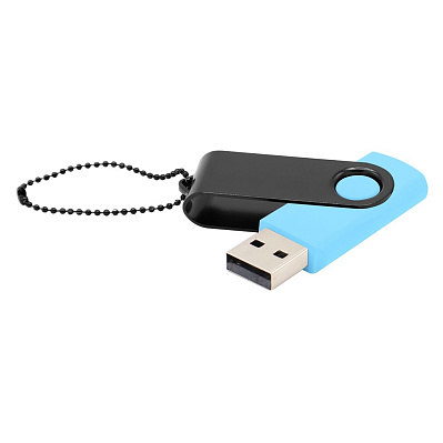 Флешка Designer To Go 2.0 USB 16Gb  (Голубой/черный)