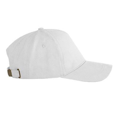Бейсболка STAN 5 клиньев хлопок 260, 12 (Белый)