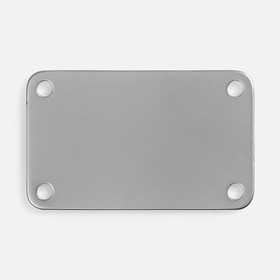 Шильдик металлический Furo  (Серебристый)