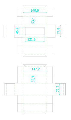 Коробка с окном Vindu, малая