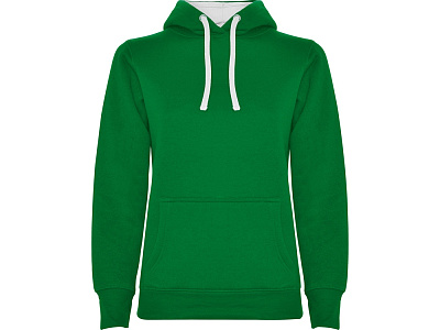 Толстовка с капюшоном Urban женская (Зеленый, белый)