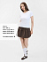 Футболка женская с круглым вырезом Lady 220 белая - Фото 7