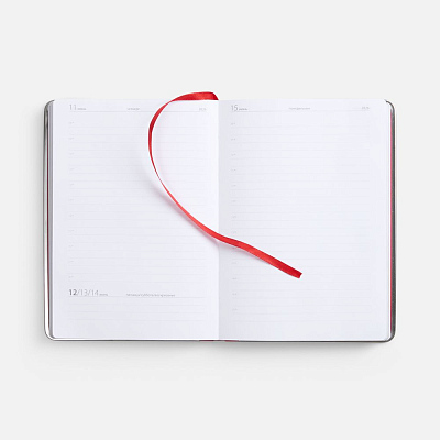 Ежедневник Metal Frame на заказ, датированный, красный